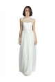 Long Sleeveless Tulle White A-Line Bridesmaid Dress Colchester
