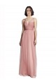 Long Sleeveless Tulle Rose Pink A-Line Bridesmaid Dress Colchester