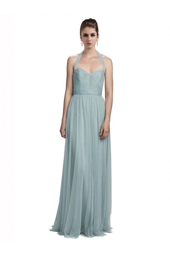 Long Sleeveless Tulle A-Line Bridal Party Dress / Evening Dress Colchester