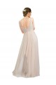Long Sleeveless Tulle Pink A-Line Semi Formal Evening Dress / Bridesmaid Dress Colchester
