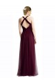 Long Sleeveless Tulle Red A-Line Bridesmaid Dress / Evening Dress Colchester