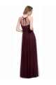 Long Sleeveless Tulle Red A-Line Bridesmaid Dress Colchester