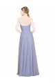 Long Sleeveless Tulle Light Sky Blue A-Line Formal Dress / Bridesmaid Dress Colchester