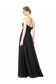 Long Sleeveless Tulle & Lace Slate Grey A-Line Bridesmaid Dress Colchester