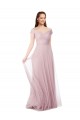 Long Sleeveless Tulle A-Line Bridesmaid Dress / Evening Dress Colchester