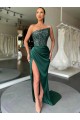 Sweep Train Sleeveless Velvet Sequin Sheath Prom Dress Colchester